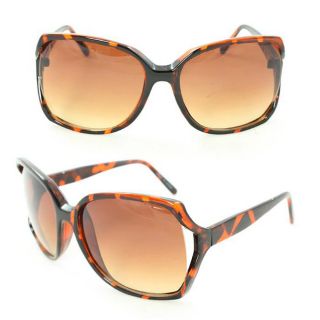 Womens Uv512 Brown Leopard Plastic Square Sunglasses