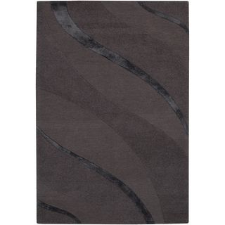 Anthians Grey Rug (35 X 55) (GreyPattern WaveTip We recommend the use of a non skid pad to keep the rug in place on smooth surfaces.All rug sizes are approximate. Due to the difference of monitor colors, some rug colors may vary slightly. We try to repr