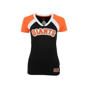 San Francisco Giants Majestic MLB Womens Synthetic Fashion Top