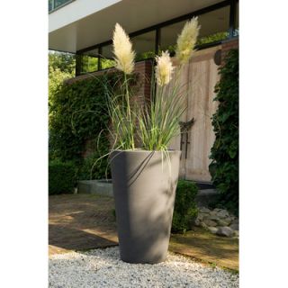 Serralunga Liscio Siena Planter LUN1020 Color Cement, Size 31.5 H x 20.5 W