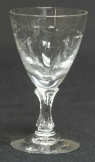 Fostoria Nosegay Cordial Glass   Stem 6051 1/2, Cut 834