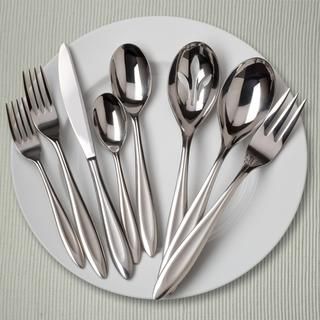 Ginkgo Burton 42 piece Stainless Steel Flatware Set