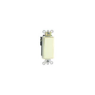 Leviton 56932T Light Switch, Decora Plus Rocker Switch, Commercial Grade, 3Way Light Almond