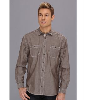 Scott James Finn 13 L/S Shirt Mens Long Sleeve Button Up (Brown)