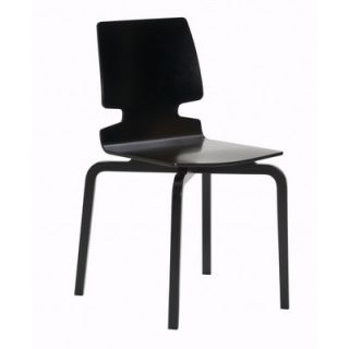 Artek Seating Lento Side Chair 26050 Finish Black Lacquered