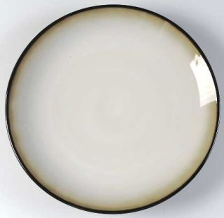 Sango Eclipse Black 12 Chop Plate/Round Platter, Fine China Dinnerware   Square