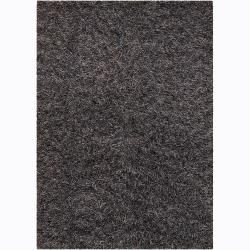 Handwoven Gray/brown/green Mandara Shag Rug (79 Round) (Blue, brown, greyPattern Shag Tip We recommend the use of a  non skid pad to keep the rug in place on smooth surfaces. All rug sizes are approximate. Due to the difference of monitor colors, some r