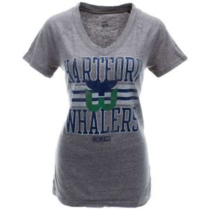 Hartford Whalers NHL Womens Impact Vneck T Shirt