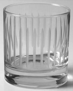 Mikasa Cheers Too Double Old Fashioned   Clear,Various Geometric Lines,Waves,Dot