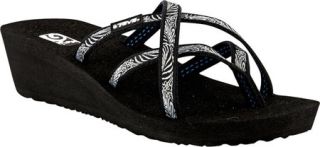 Womens Teva Mush Mandalyn Wedge Ola 2   Obscure Black Casual Shoes