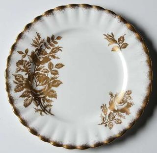 Royal Albert Golden Rose Bread & Butter Plate, Fine China Dinnerware   Montrose