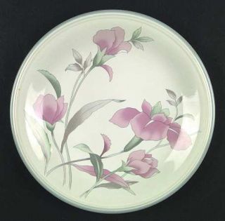 Savoir Vivre May Flowers Dinner Plate, Fine China Dinnerware   Mauve Flower,Gree