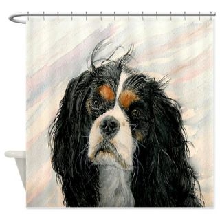  King Charles Cavalier Spaniel Shower Curtain  Use code FREECART at Checkout