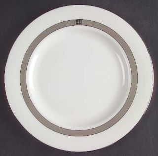 Lenox China Noel Platinum Salad Plate, Fine China Dinnerware   Kate Spade, Silve