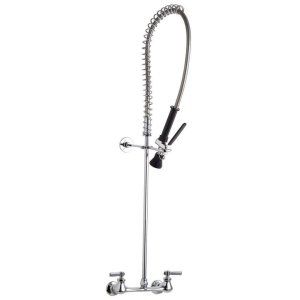 Chicago Faucets 510 GCLABCP Universal 2 Handle Kitchen Faucet in Chrome with 44
