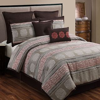 Pauline 8 pc. Jacquard Comforter Set, Multi