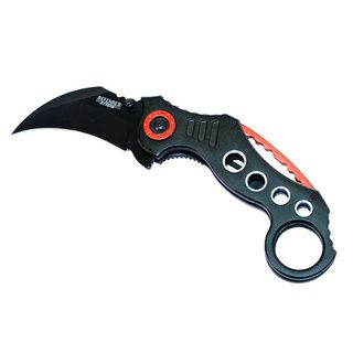 Defender W6436 7 inch Stainless Steel Spring Assisted Folding Knife (Black, red Blade materials Stainless steel Handle materials Aluminum Blade length 3 inches Handle length 4 inches Weight 1 pound Dimensions 7 inches long Before purchasing this pro