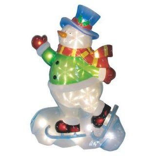 Battery Operated Icy Snowman   Multicolor (25)