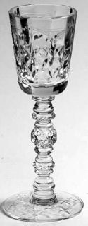 Heisey Killarney Cordial Glass   Stem #3404, Cut #797