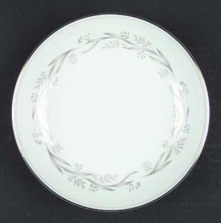 Rose (Japan) Courtland Coupe Soup Bowl, Fine China Dinnerware   Gray Leaves&Stem
