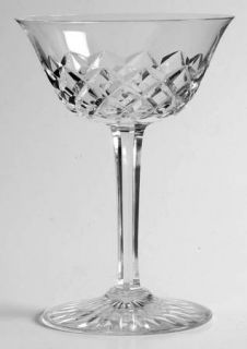 Baccarat Burgos  Champagne/Tall Sherbet   Cut Criss Cross Design On Bowl