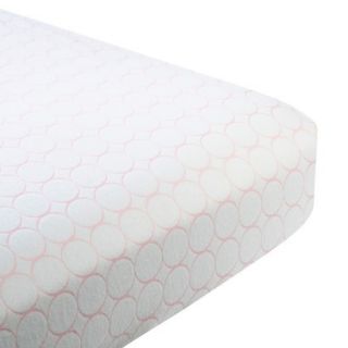 Swaddle Designs Organic Fitted Crib Sheet   Pink Mod Circles