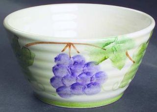 Culinary Arts Grapes Coupe Soup Bowl, Fine China Dinnerware   Studio, Fruit Cent