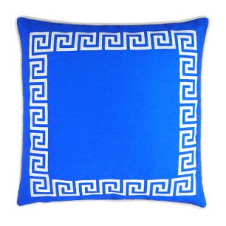 NECTARmodern Wave Key Modern Greek Key Throw Pillow 10090 / 10093 Color Blue