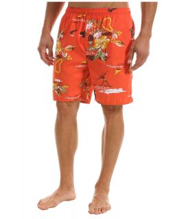 Toes on the Nose Mahalo Volley Short Mens Swimwear (Red)