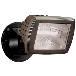 Cooper MQF150 Outdoor Light, Compact Halogen Security Flood Light, 150W, Lamp Included Bronze