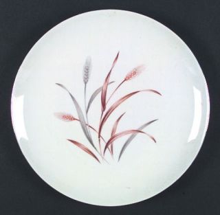 Lovely Ninon Dinner Plate, Fine China Dinnerware   Gray & Brown Wheat  Coupe Sha