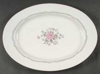 Rosenthal   Continental Debut 15 Oval Serving Platter, Fine China Dinnerware  