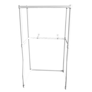 Equator White Metal Dryer Rack (MetalFinish WhiteBox dimensions 4.25 inches high x 28.5 inches wide x 21.5 inches deepDimensions 52 inches high x 28.5 inches wide x 21.5 inches deepModel DRK 3080Assembly Required)
