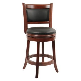 Counter Stool Augusta Swivel Counterstool   Light Red Brown (Cherry) (24)