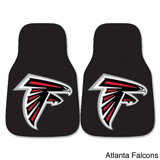 Nfl Arizona Cardinals, Atlanta Falcons, Jacksonville Jaguars, Tampa Bay Buccaneers Logo 2 piece Nylon Carpeted Car Mats