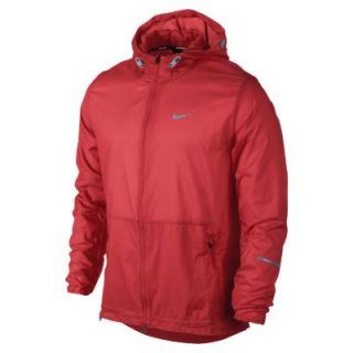 Nike Hurricane Mens Running Jacket   Light Crimson