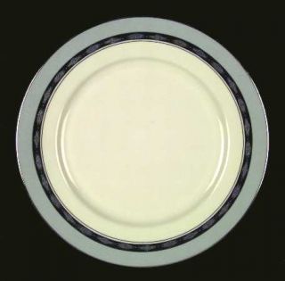 Flintridge First Lady Grey (Plat/Rim) Dinner Plate, Fine China Dinnerware   Gray