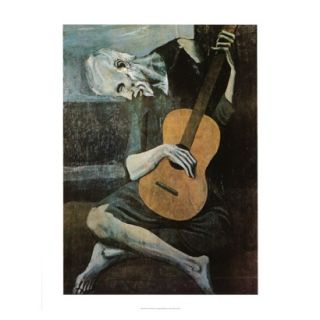 Art   The Old Guitarist, c.1903 Art Print