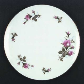 Sango Moss Rose (Coupe Shape) Dinner Plate, Fine China Dinnerware   Roses On Edg
