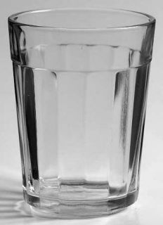 Gibson Crystal Metropolitan Juice Glass   Clear, Panels, Straight Sides, No Trim