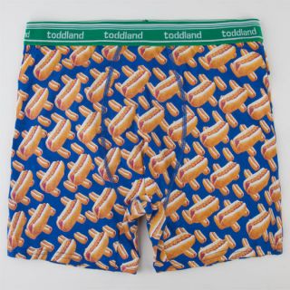Hot Dog Rain Boxer Briefs Blue Combo In Sizes Medium, Large, Small For