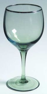 Lenox Green Shadow (Platinum Trim) Wine Glass   Platinum Trim
