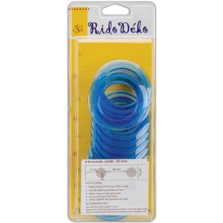Light Blue 40 mm Transparent Grommets (pack Of 8) (Light blueMaterials PlasticPackage includes eight (8) transparent grommetsDimensions 40 mmImported )