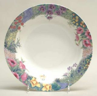 Nikko Secret Garden Soup/Cereal Bowl, Fine China Dinnerware   Fine China,Flowers