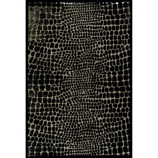 Martha Stewart ia Raft/ Beige Silk Blend Rug (86 X 116)