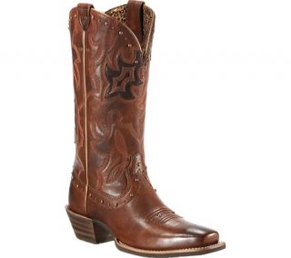 Womens Ariat Runaway   Vintage Caramel/Rich Chocolate Full Grain Leather Boots