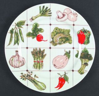 Georges Briard La Salade Dinner Plate, Fine China Dinnerware   A Garden Medley,