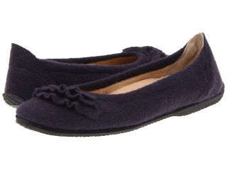 Haflinger Frill Womens Flat Shoes (Purple)