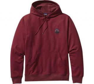 Mens Patagonia Hooded Monk Sweatshirt 26711   Rivet Distress Logo/Wax Red Hoodi