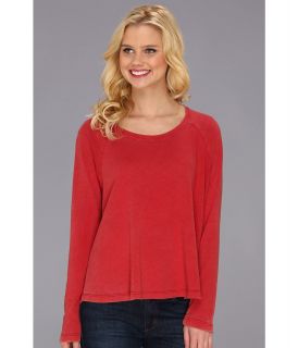 Alternative Apparel Birdwatch Top Womens Long Sleeve Pullover (Red)
